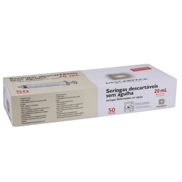 SERINGA 20 ML BICO LUER LOCK - Image 2