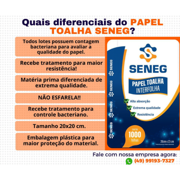 PAPEL TOALHA SENEG PREMIUM 20X20 - Image 5