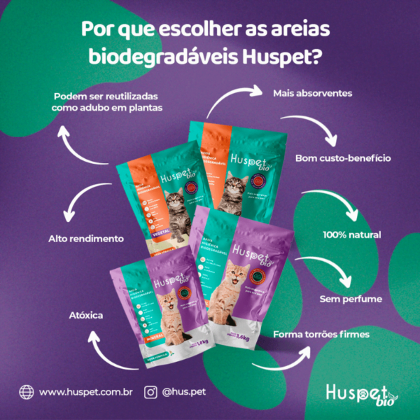 AREIA HIGIÊNICA  BIODEGRADÁVEL VEGETAL - Image 2