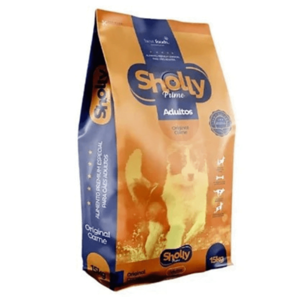 RAÇÃO SHOLLY ADULTOS PREMIUM ESPECIAL SABOR CARNE 15 KG