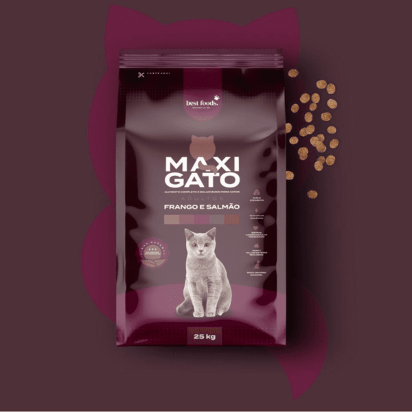 RAÇÃO MAXI GATO PREMIUM 25 KG