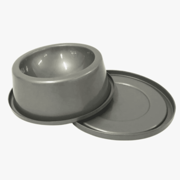 COMEDOURO/BEBEDOR MÉDIO ANTIFORMIGAS 850 ML ALUMINIZADO - Image 2