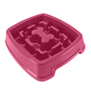 COMEDOURO LENTO EDUCATIVO - 650 ML, Rosa