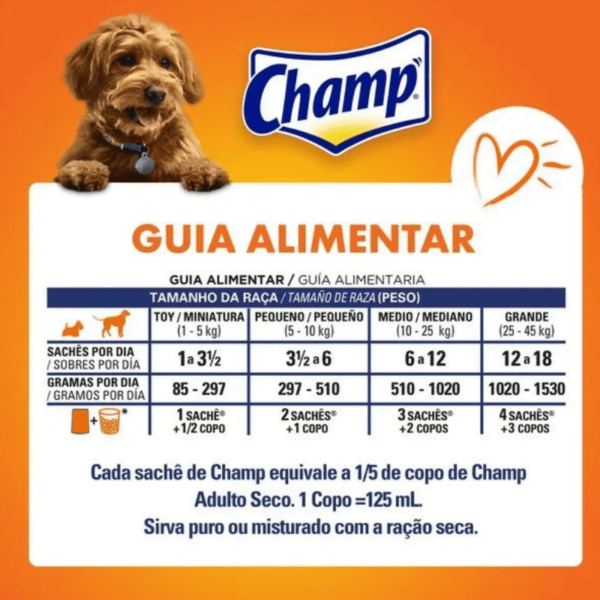 CHAMP SACHE ADULTO CARNE 85 G - Image 3