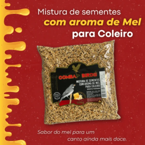 MISTURA PARA COLEIRO PREMIUM ÓLEO E MEL 500 G