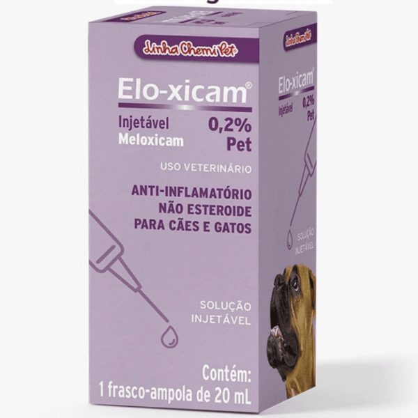 ELO-XICAM INJETÁVEL 0,2% 20 ML - MELOXICAM