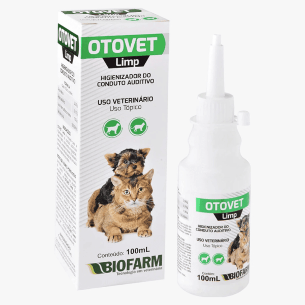 OTOVET LIMP - 100 ML Higienizador de Conduto Auditivo