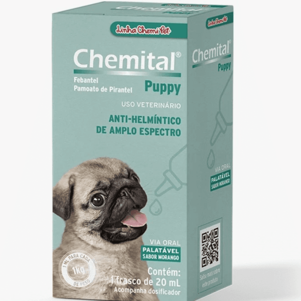 CHEMITAL PUPPY 20 ML - Vermífugo Oral